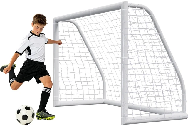 Main image of 6' x 4' Soccer Nets for Backyard Portable Training Equipment PVC Soccer Goals