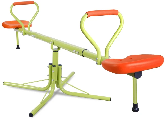 Main image of Junior Kids Heavy-Duty Seesaw 360 Degree Spinning Children Entertainment EZ Set