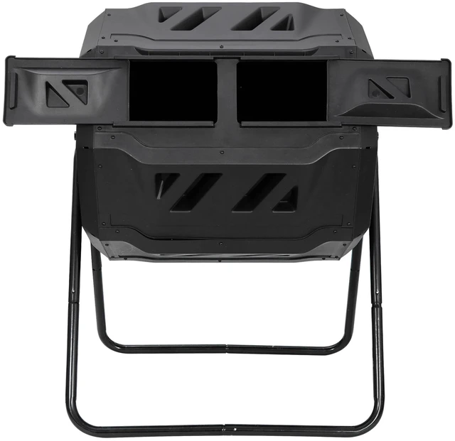 Main image of Large Composting Tumbler 43 Gallon Outdoor Gardening Large Compost Bin with Door