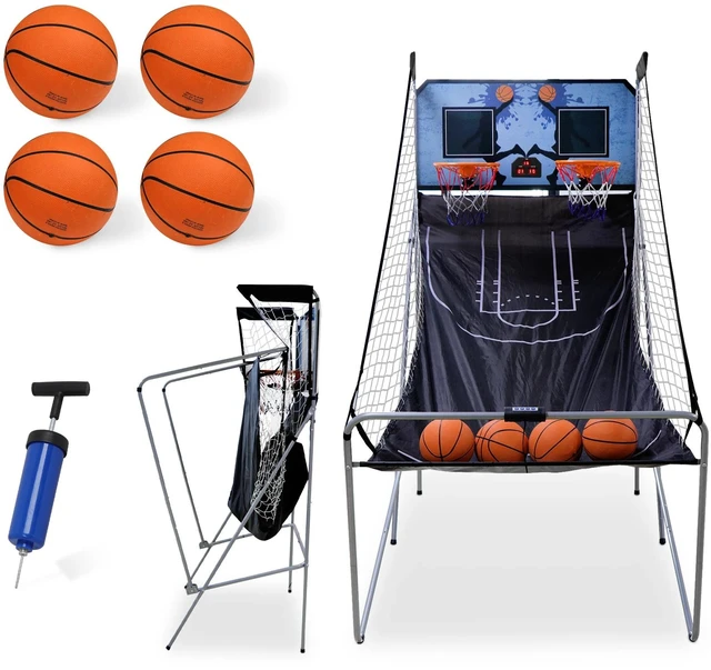 Main image of Basketball Arcade Game Electronic Hoops Shot Electronic Scorer Dual 2 Players