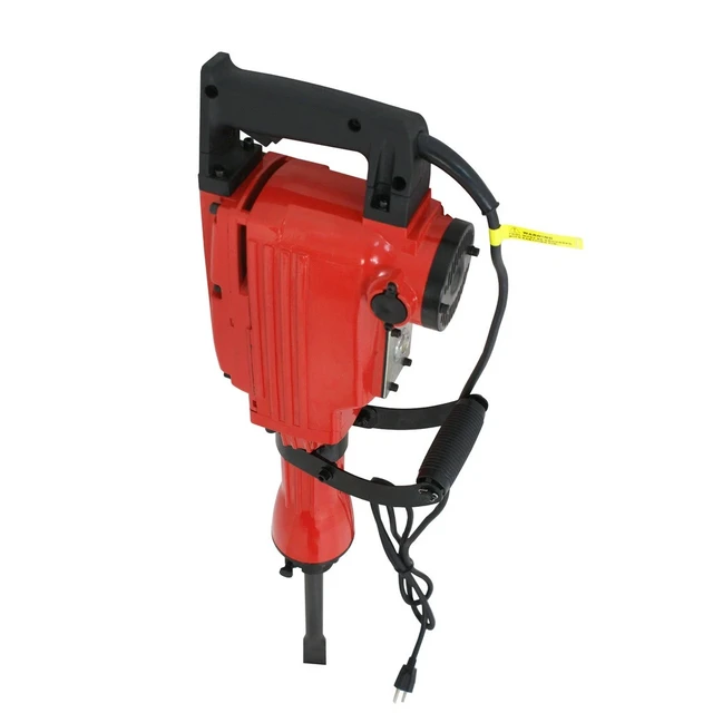 Alt view image 3 of 7 - Electric Concrete Breaker 2 Chisel 2200W Demolition Jack Hammer 2 Punch Bit Set
