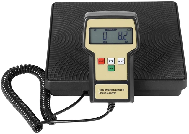 Main image of Digital Refrigerant Electronic Charging Scale Meters 220 lbs for HVAC with Case