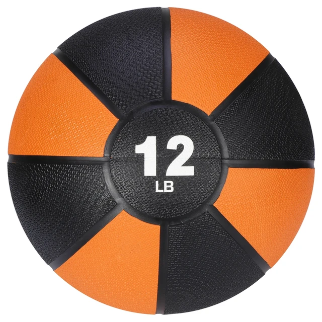 Alt view image 4 of 7 - 12lb Body Sport Exercise Medicine Ball for Home Gym Balance Stability Pilates