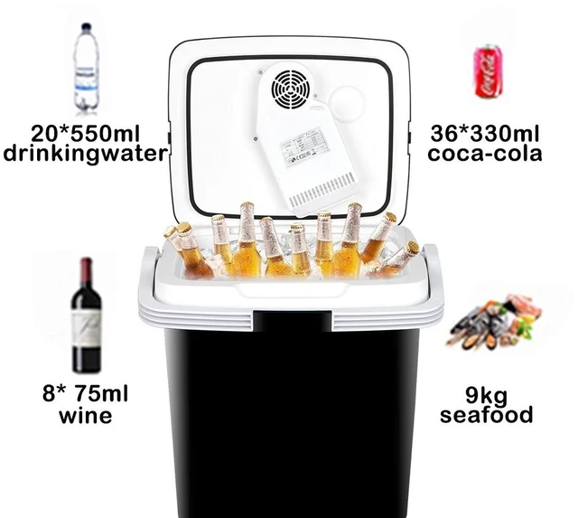 Main image of 5.7Gal Car Iceless Thermoelectric Cooler&Warmer Travel Fridge For BBQ Camping12V