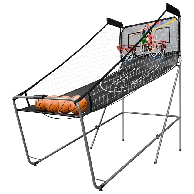 Alt view image 6 of 7 - Basketball Arcade Game Electronic Hoops Shot Electronic Scorer Dual 2 Players