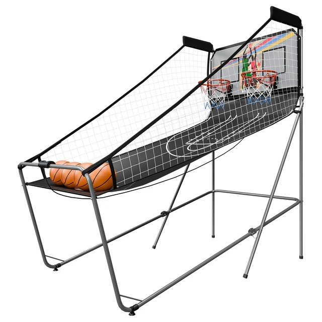 Alt view image 5 of 7 - Basketball Arcade Game Electronic Hoops Shot Electronic Scorer Dual 2 Players