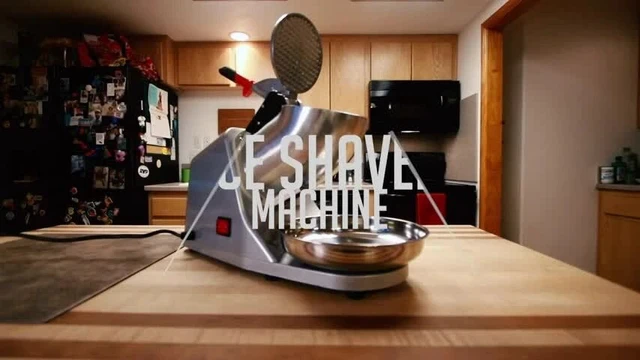 Alt view image 2 of 7 - Ice Shaver Machine Snow Cone Maker Shaved Ice 143 lbs Electric Crusher Shaving
