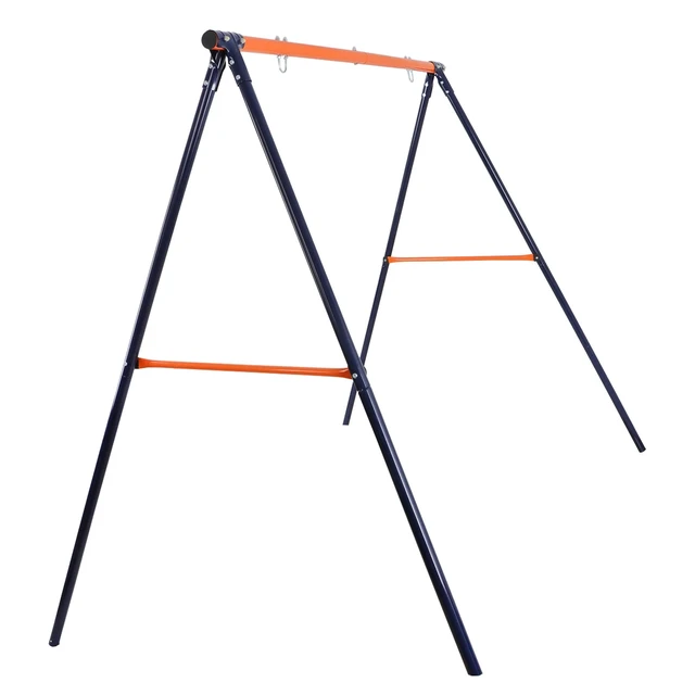 Alt view image 7 of 7 - Outdoor Garden Kids Children Swing Stand A-Frame Yard Lawn Playground Toys Gift