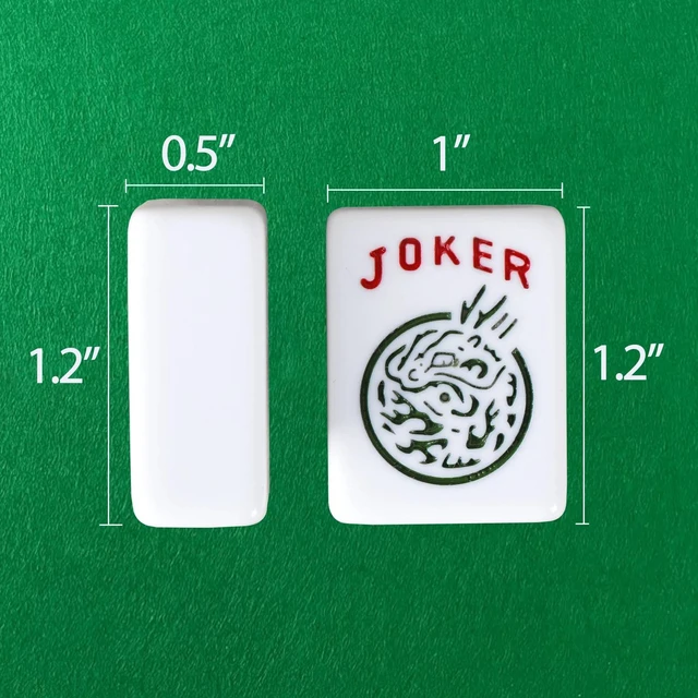 Alt view image 3 of 7 - American Mahjong Mah Jongg Set 166 Tiles 4 All-in-One Rack/Pushers w/ Red Bag