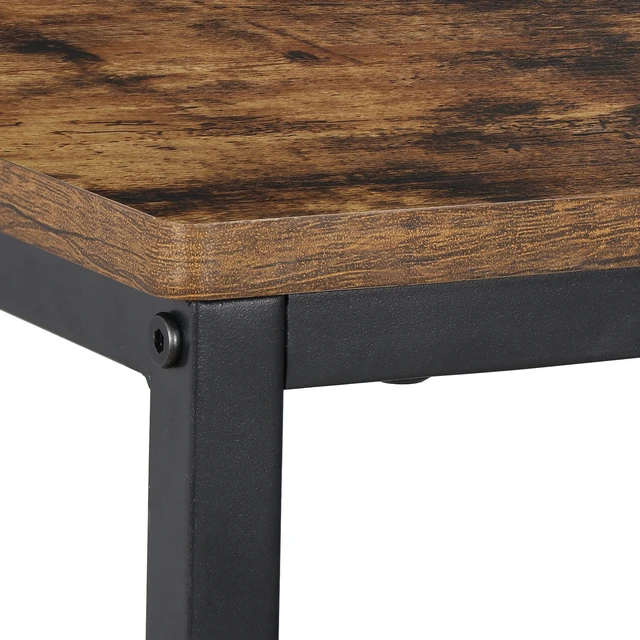 Alt view image 7 of 7 - C Shaped End Table Small Side Couch Sofa Table with Metal Frame for Living Room