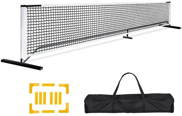 Main image of Portable Pickleball Net Set System Regulation Size w/Carrying Bag & Metal Frame