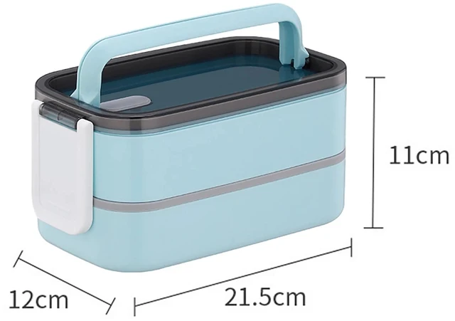 Main image of Large 1400ML Bento Lunch Box Double Layer Leakproof Portable Food Container