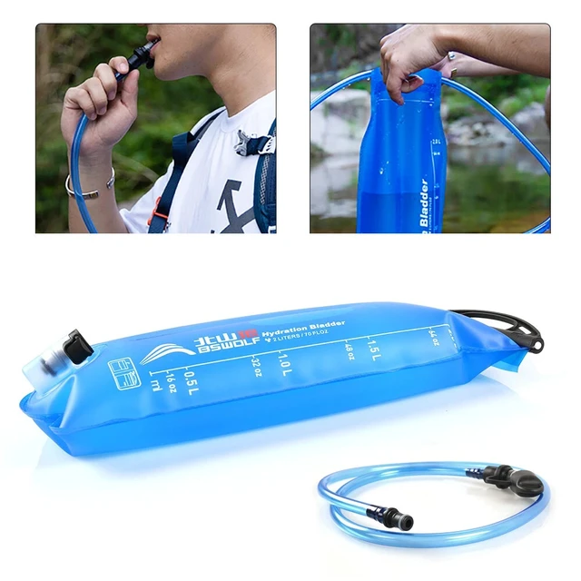 Main image of 2L Water Bladder Bag Hydration System Backpack Survival Pack for Camping Hiking