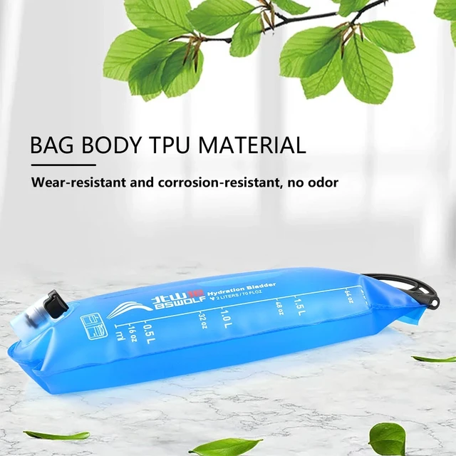 Alt view image 6 of 7 - 2L Water Bladder Bag Hydration System Backpack Survival Pack for Camping Hiking