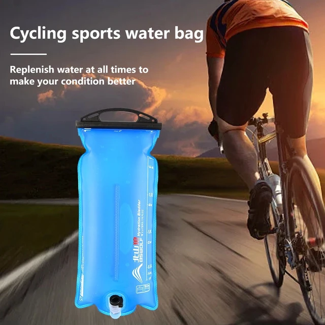 Alt view image 7 of 7 - 2L Water Bladder Bag Hydration System Backpack Survival Pack for Camping Hiking