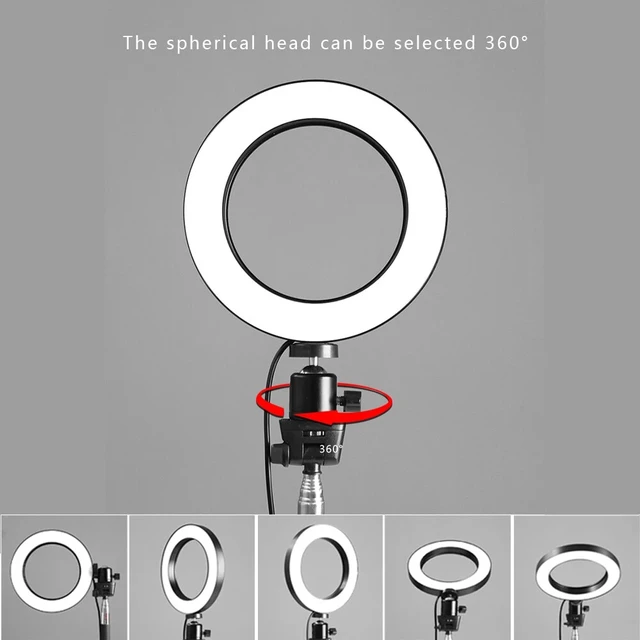 Alt view image 3 of 7 - LED Ring Light Tripod with Phone Holder & Remote for Selfie Video Live Stream