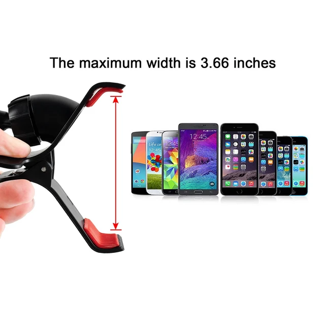 Alt view image 2 of 6 - Universal 360° Degree Rotating Car Mobile Phone Bracket Car Accessories
