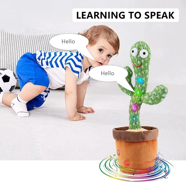 Alt view image 2 of 6 - Dancing Cactus Toy | Talking Singing Recording Plush Doll Funny Gift for Kids