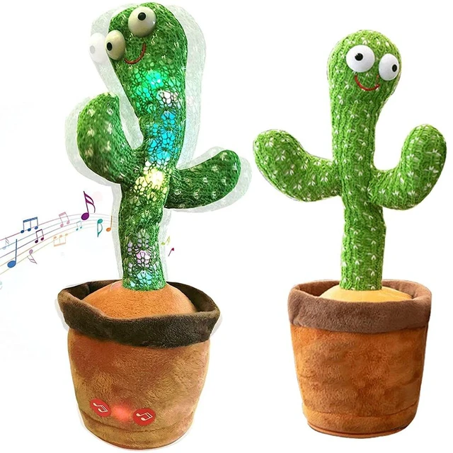 Main image of Dancing Cactus Toy | Talking Singing Recording Plush Doll Funny Gift for Kids