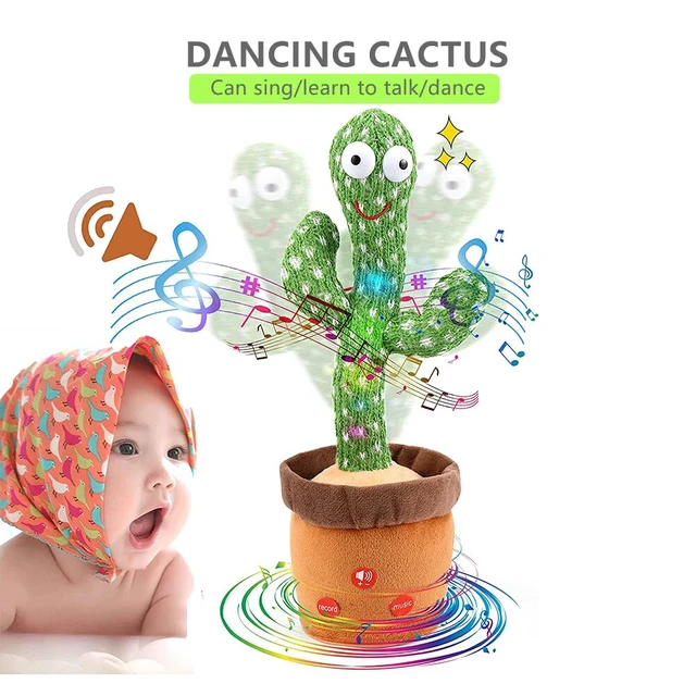 Alt view image 5 of 6 - Dancing Cactus Toy | Talking Singing Recording Plush Doll Funny Gift for Kids