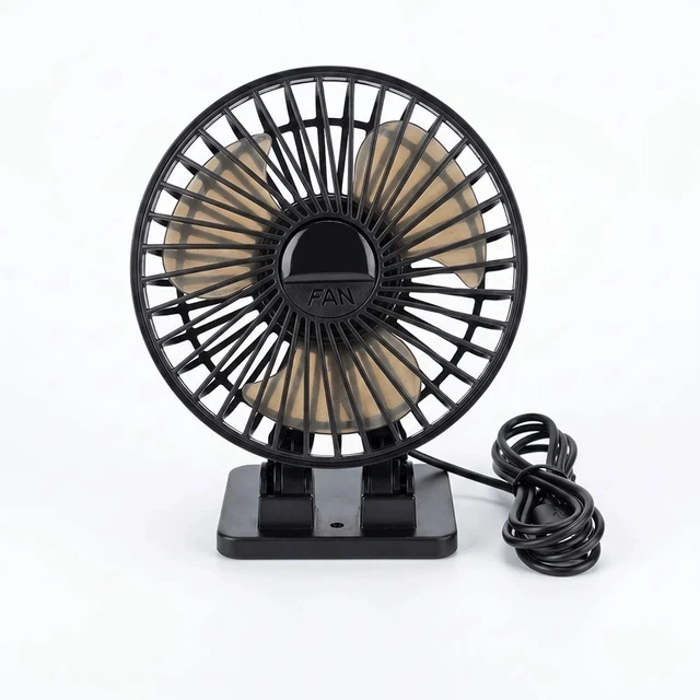 Alt view image 2 of 7 - 4Inch Black USB Desk Portable Cooling Fan with 3 Speeds Table Fan &3.2ft Cord