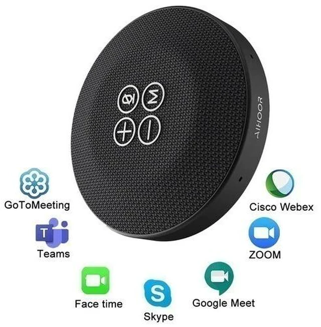 Main image of Wireless Mini Bluetooth Speaker w/Microphone Conference Speakerphone for Lapto