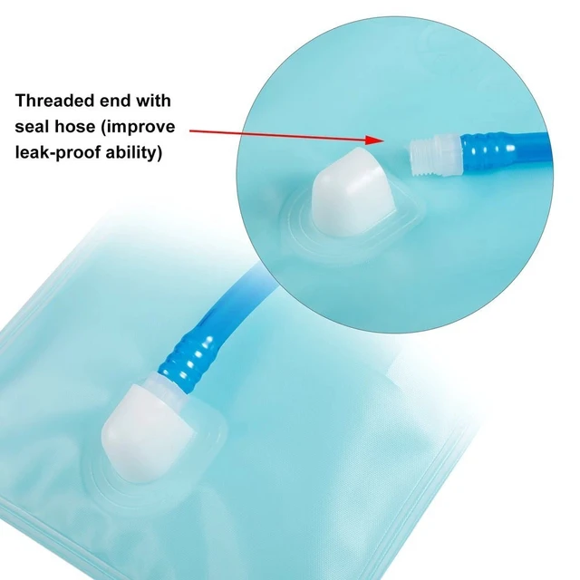 Alt view image 5 of 7 - Hydration Bladder 2 L Water Pack Reservoir Camel Back Replacement Running Hiking
