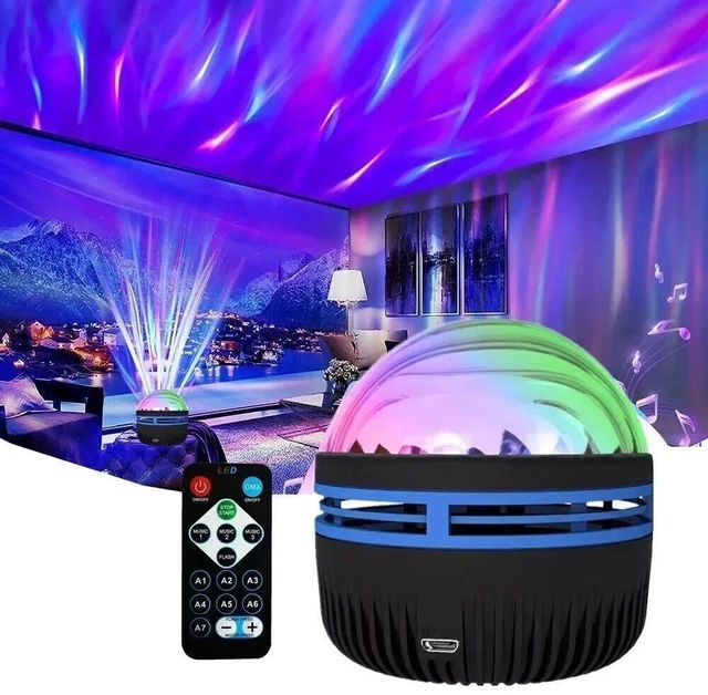 Main image of Star Projector, Northern Galaxy Light Aurora Projector USB Remote Bedroom Decor