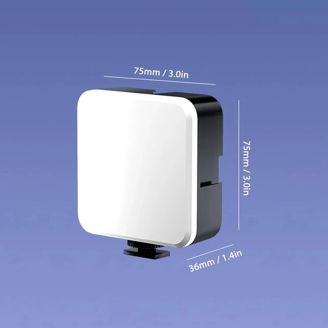 Alt view image 7 of 7 - RGB Video Light, Pocket LED DSLR Camera Video Lights,3200K-6500K LED Full Light