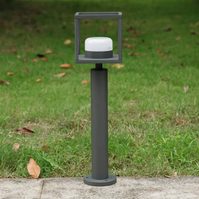 Alt view image 5 of 7 - Light Outdoor LED Bollard Lamp 23.6IN Landscape Lighting IP44 6.5W 3000K