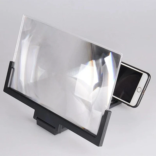 Alt view image 6 of 7 - 14'' 3D Screen Magnifier,HD Mobile Video Movie Smartphone Screen Amplifier Proje