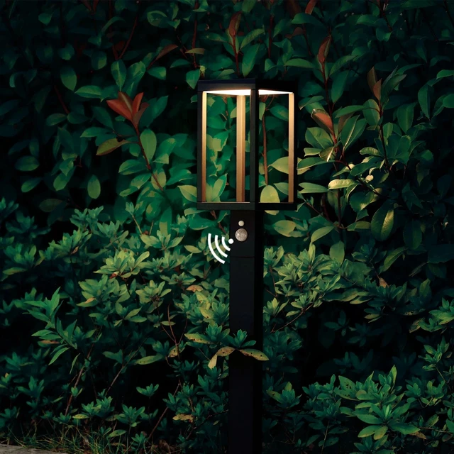 Alt view image 7 of 7 - 23.6 inch Solar Outdoor Light 5.5w 600lm Pathway Dusk to Dawn Garden Lighting