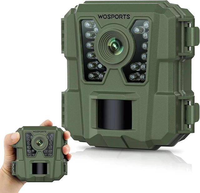 Main image of Mini 24MP Trail Camera for Outdoor Wildlife Monitoring - 1080P HD with Night ...