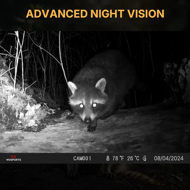Alt view image 5 of 7 - Mini 24MP Trail Camera for Outdoor Wildlife Monitoring - 1080P HD with Night ...