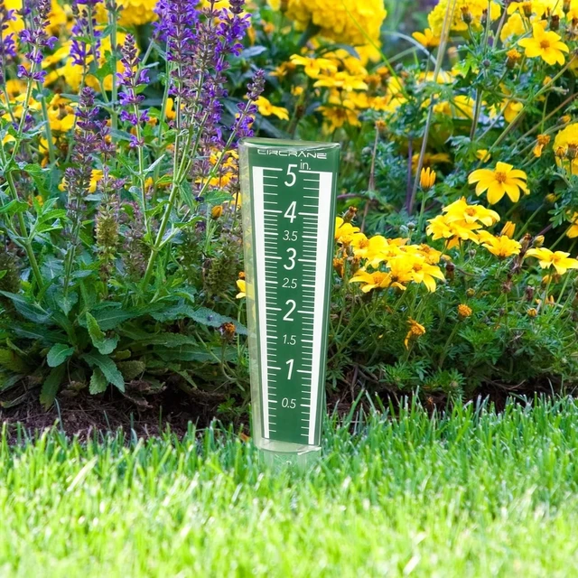 Alt view image 4 of 7 - Easy-Read 5-Inch Capacity Rain Gauge with Hang Bracket for Accurate Measurement