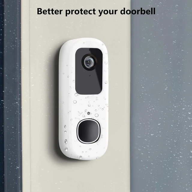 Alt view image 7 of 7 - Secure Weatherproof Mounting Bracket for Arlo 2K Video Doorbell - White
