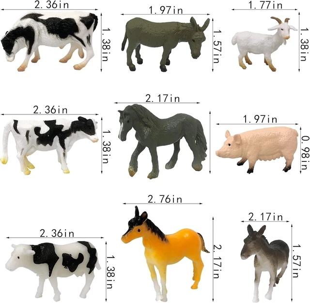 Alt view image 3 of 7 - 24 Realistic Mini Farm Animal Figurines - Perfect Educational Toys for Toddlers