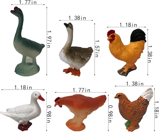 Alt view image 5 of 7 - 24 Realistic Mini Farm Animal Figurines - Perfect Educational Toys for Toddlers
