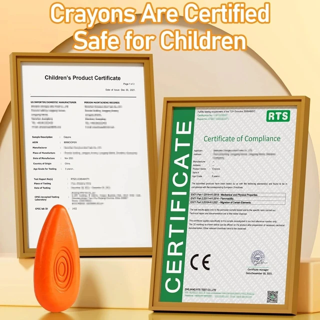 Alt view image 4 of 7 - Unbreakable Easy-Grip Toddler Crayons - 24 Mess-Free Colors for Creative Play
