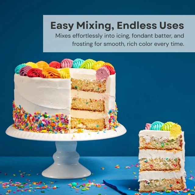 Alt view image 5 of 7 - Bright & Easy-to-Use Liqua-Gel Food Coloring 12 Pack - Satisfaction Guaranteed