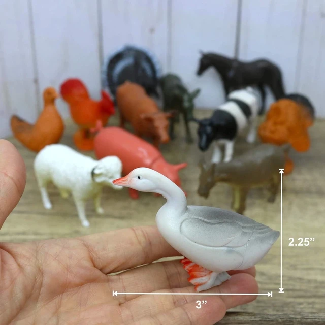 Alt view image 4 of 7 - Fun & Educational 12pc Farm Animal Figures - Safe Play and Learning Experience
