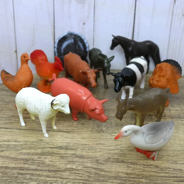 Alt view image 6 of 7 - Fun & Educational 12pc Farm Animal Figures - Safe Play and Learning Experience