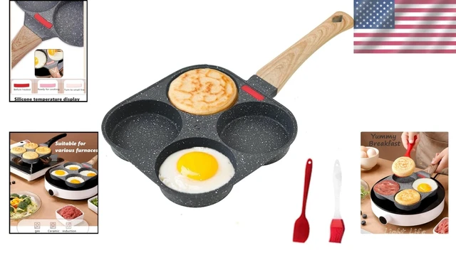 Alt view image 2 of 7 - Versatile Breakfast Skillet - 4-Cup Nonstick Egg Pan for Pancakes & Crepes