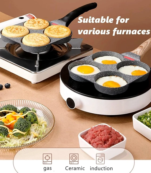 Alt view image 5 of 7 - Versatile Breakfast Skillet - 4-Cup Nonstick Egg Pan for Pancakes & Crepes