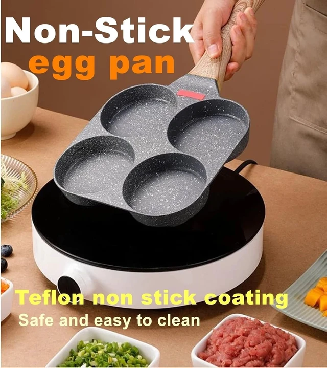 Alt view image 6 of 7 - Versatile Breakfast Skillet - 4-Cup Nonstick Egg Pan for Pancakes & Crepes