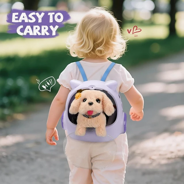 Alt view image 3 of 7 - Realistic Walking Robot Dog with 16 Accessories - Perfect Gift for Kids 3-8