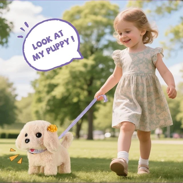 Alt view image 4 of 7 - Realistic Walking Robot Dog with 16 Accessories - Perfect Gift for Kids 3-8