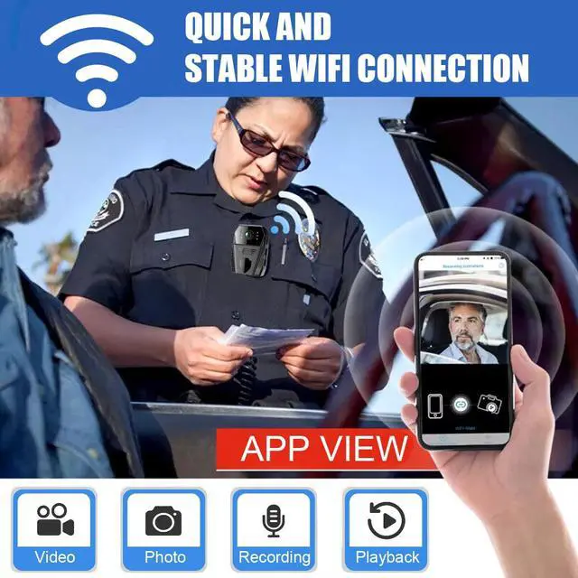 Alt view image 3 of 7 - HD1080P 4K Mini Camera Camcorder Body Police Cam w/ Audio Video DVR IR Night Cam