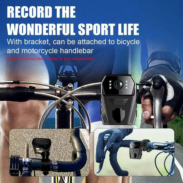 Alt view image 6 of 7 - HD1080P 4K Mini Camera Camcorder Body Police Cam w/ Audio Video DVR IR Night Cam