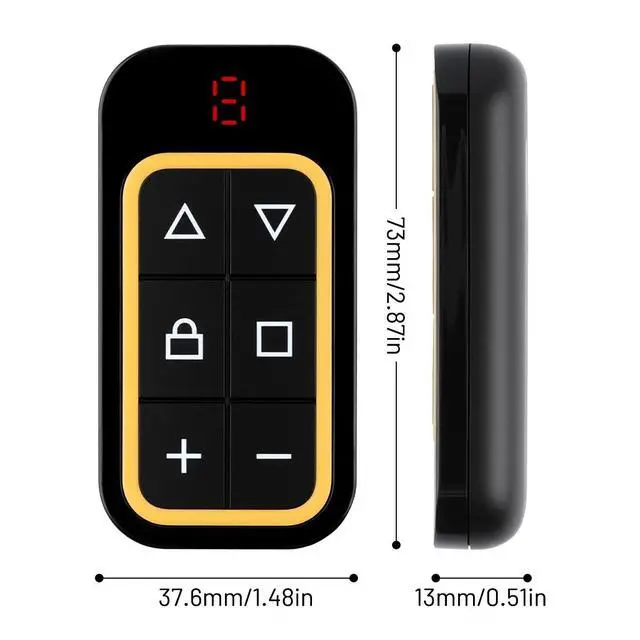 Alt view image 7 of 7 - 433mhz Garage Door Remote Transmitter Electric Cloning Control Key Fob Opener